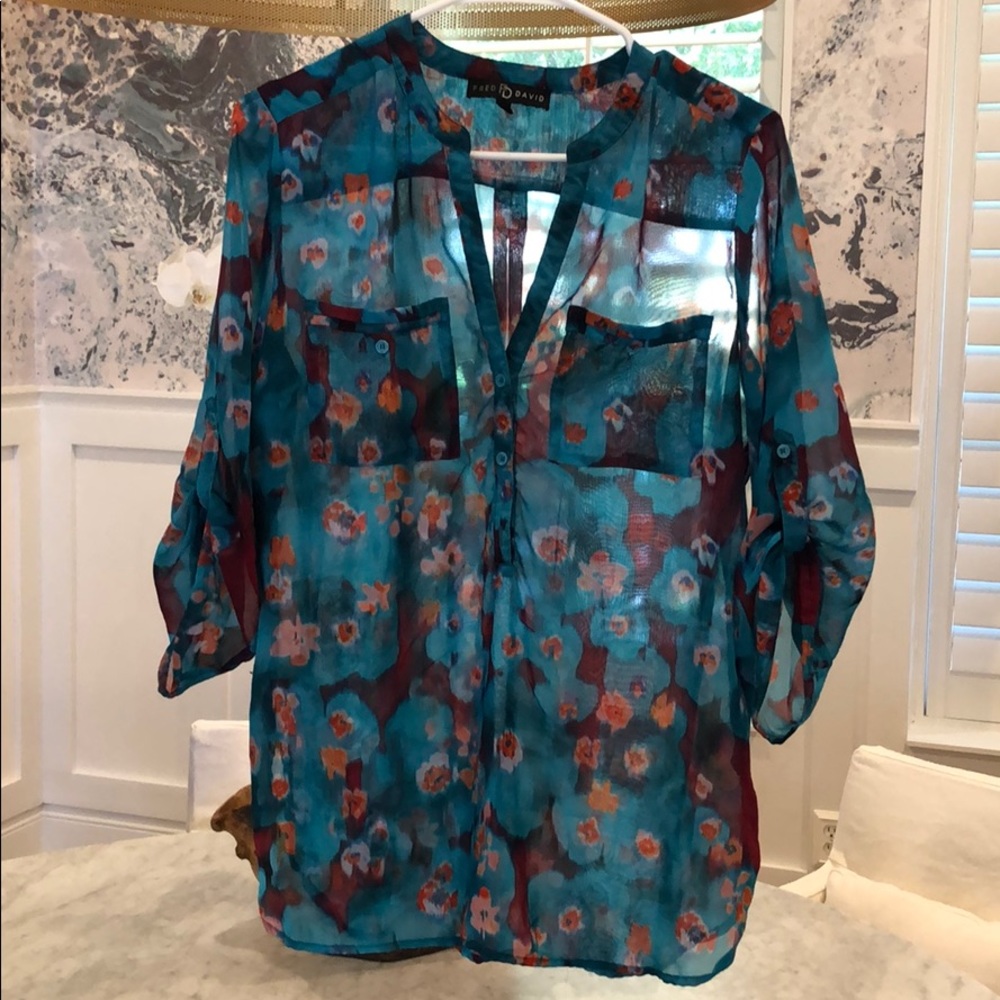 Colorful blouse, size small